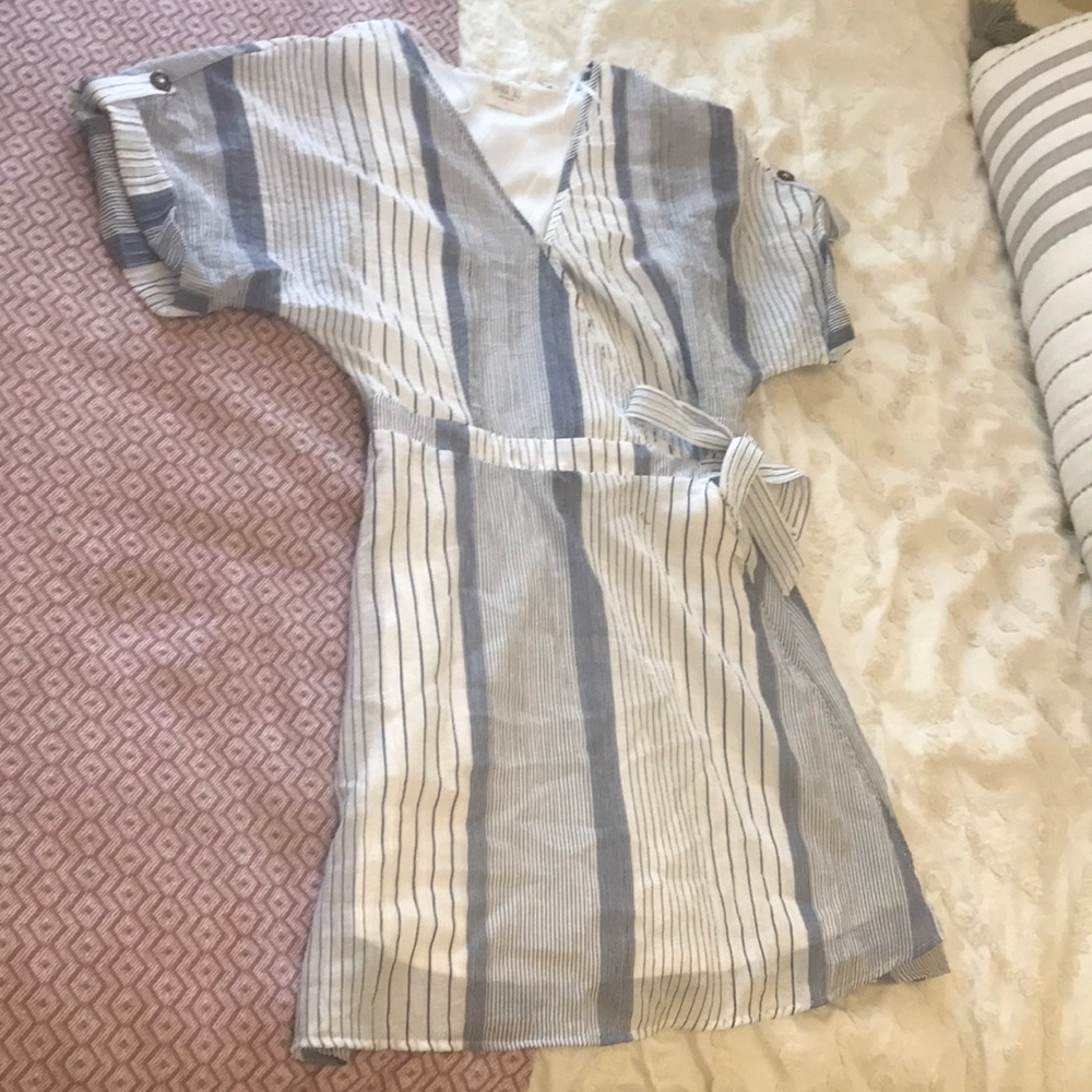 Wrap mini dress